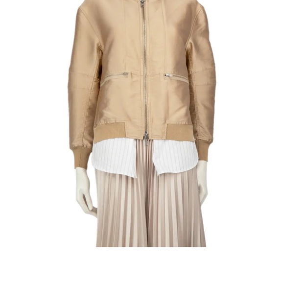 3.1 Phillip Lim - Tromp L'oeil Bomber Jacket- size 8 - Picture 13 of 16